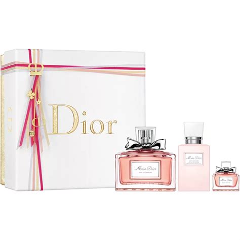 miss dior 50ml gift set|dior mini fragrance gift set.